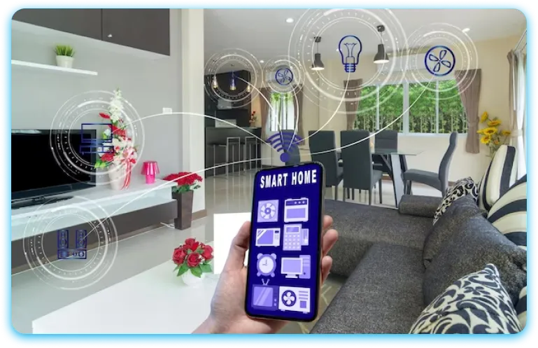 Smart home technology in action